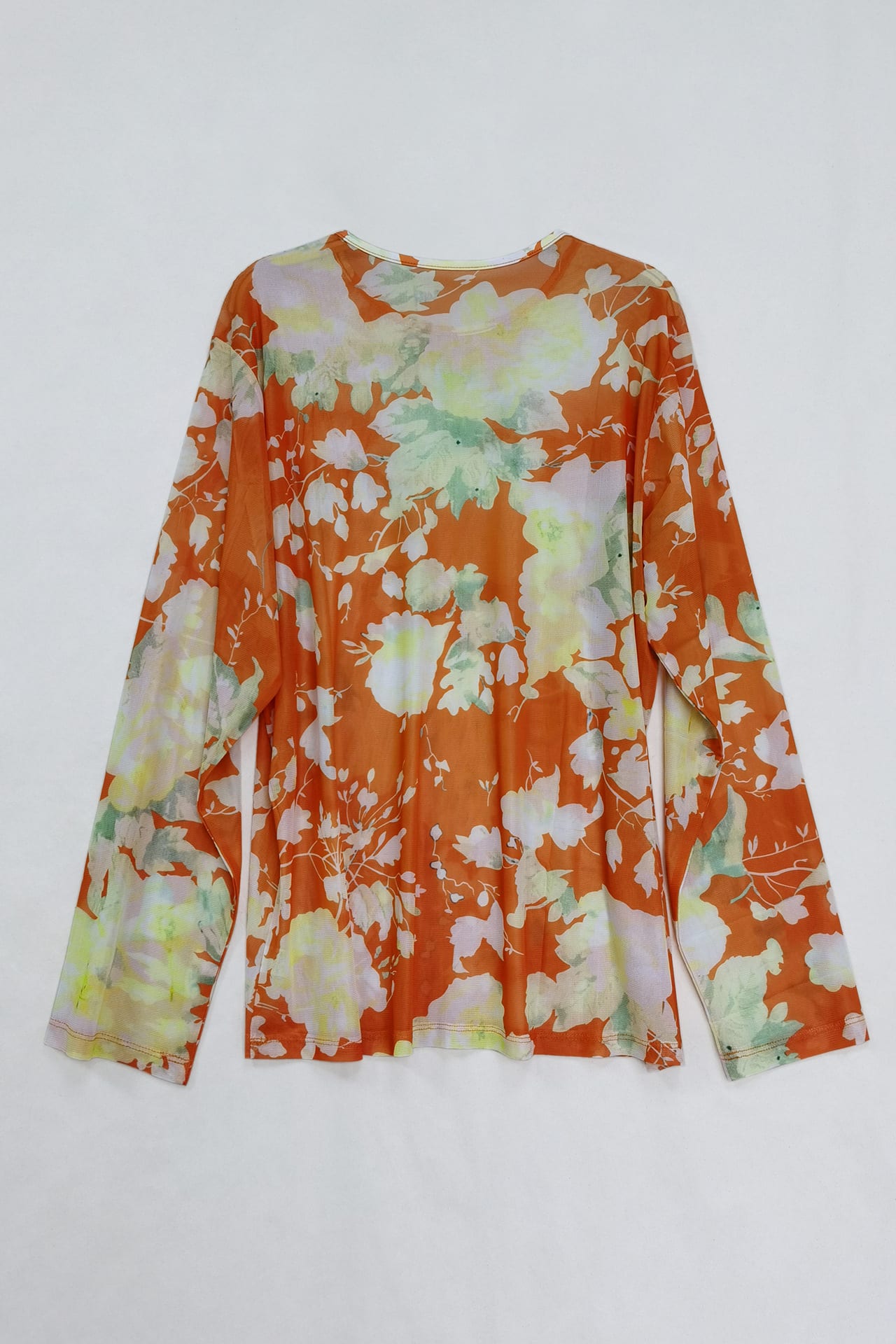 Foreign Trade Tie-dyed Printed Slim Cover Belly Top view 21