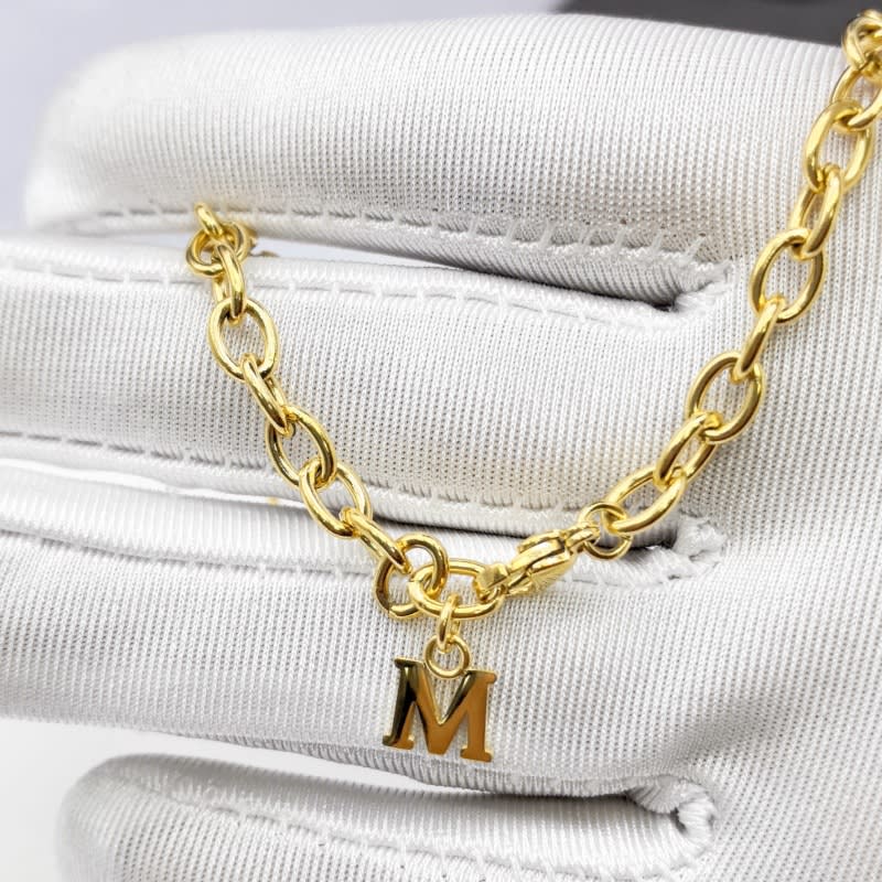 DIY Pearl Accessories Titanium Steel Empty Bracelet Holder