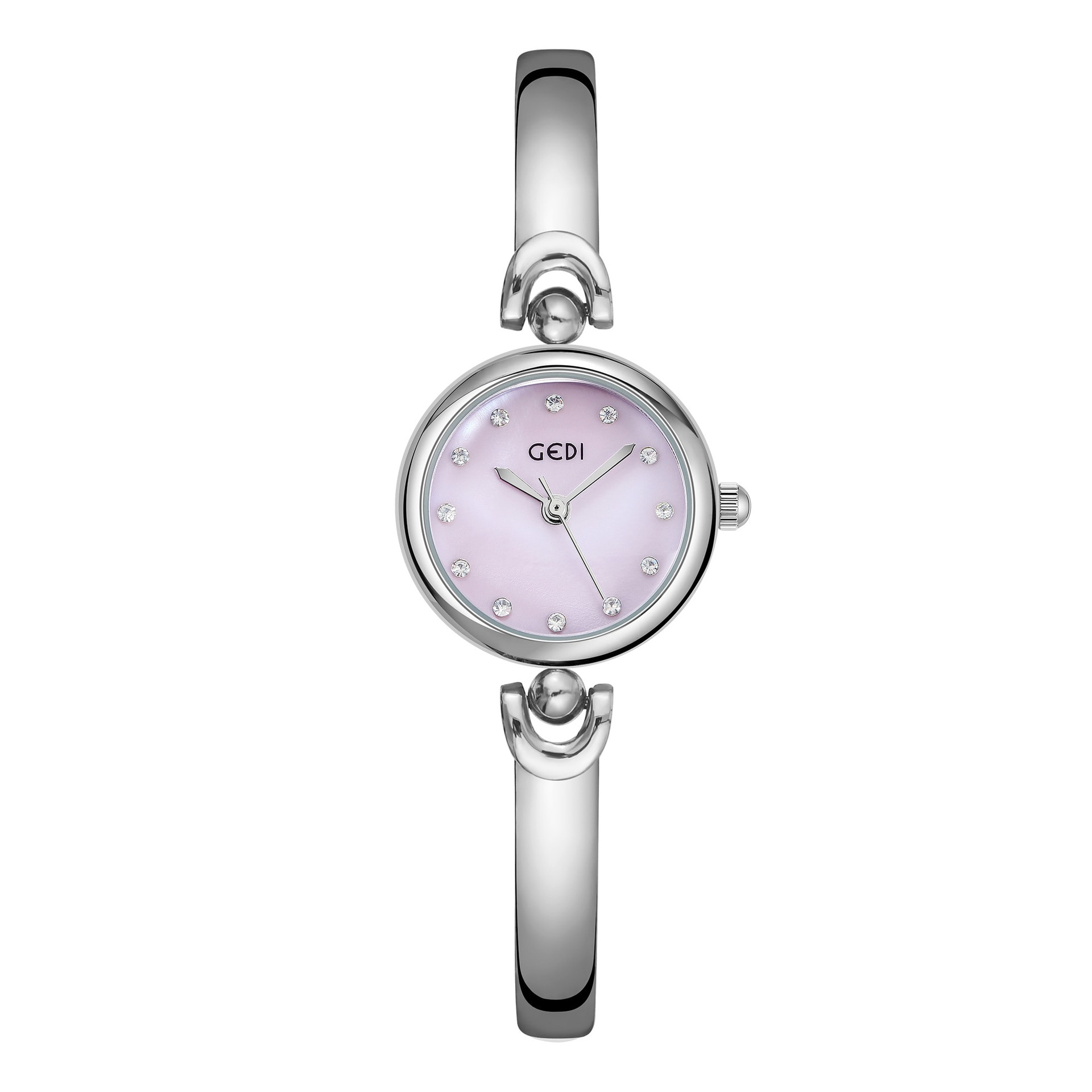 Simple Design Small Exquisite Round Dial Bangle Watch Quartz Watch view 8