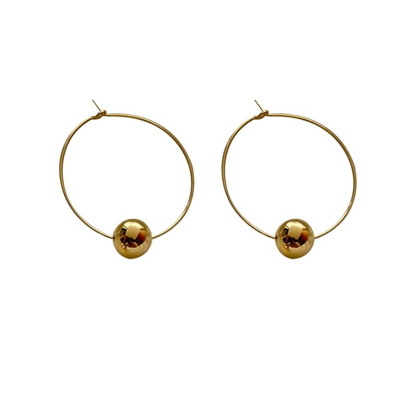 Minimalism Ear Hook Niche Glossy Ball view 4