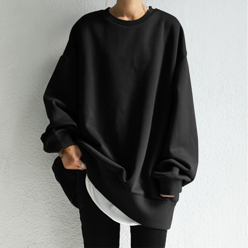 Women's Pullover Round Neck Loose Sweater view 13