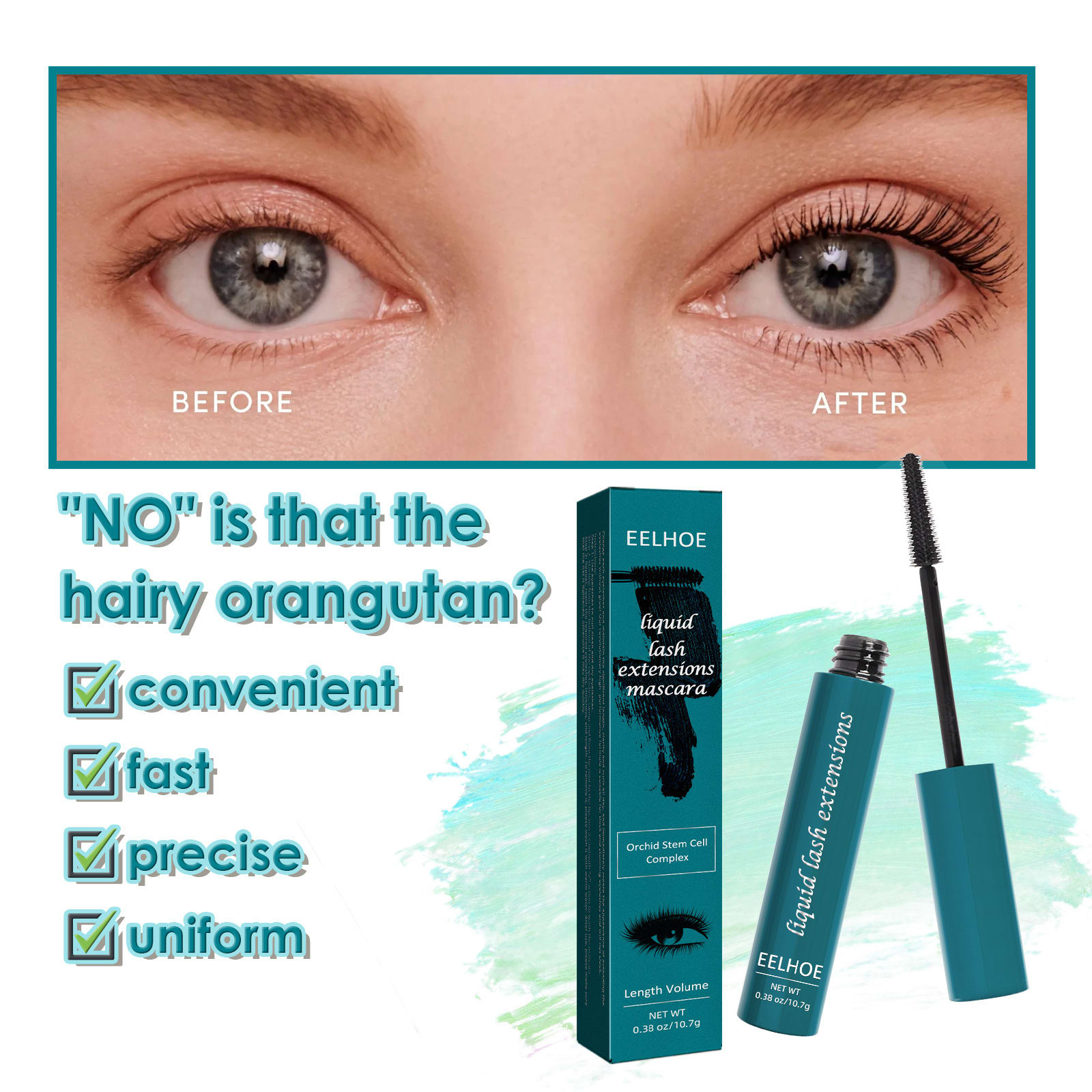 Beautiful Curling Mascara Smear-proof Makeup view 1