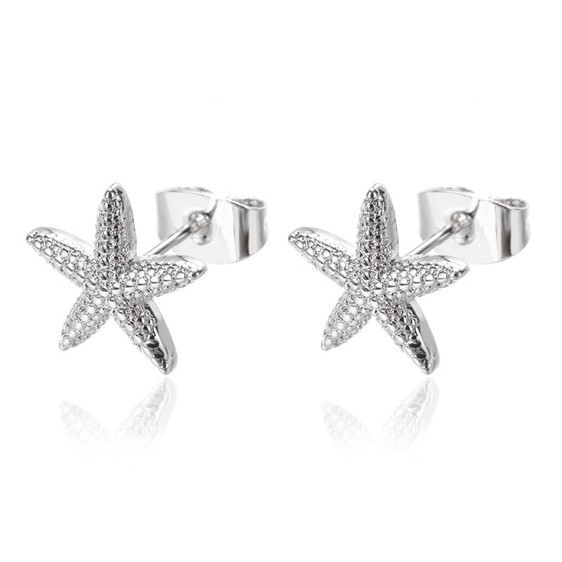 New Starfish Stud Earrings Women's All-matching Graceful view 1