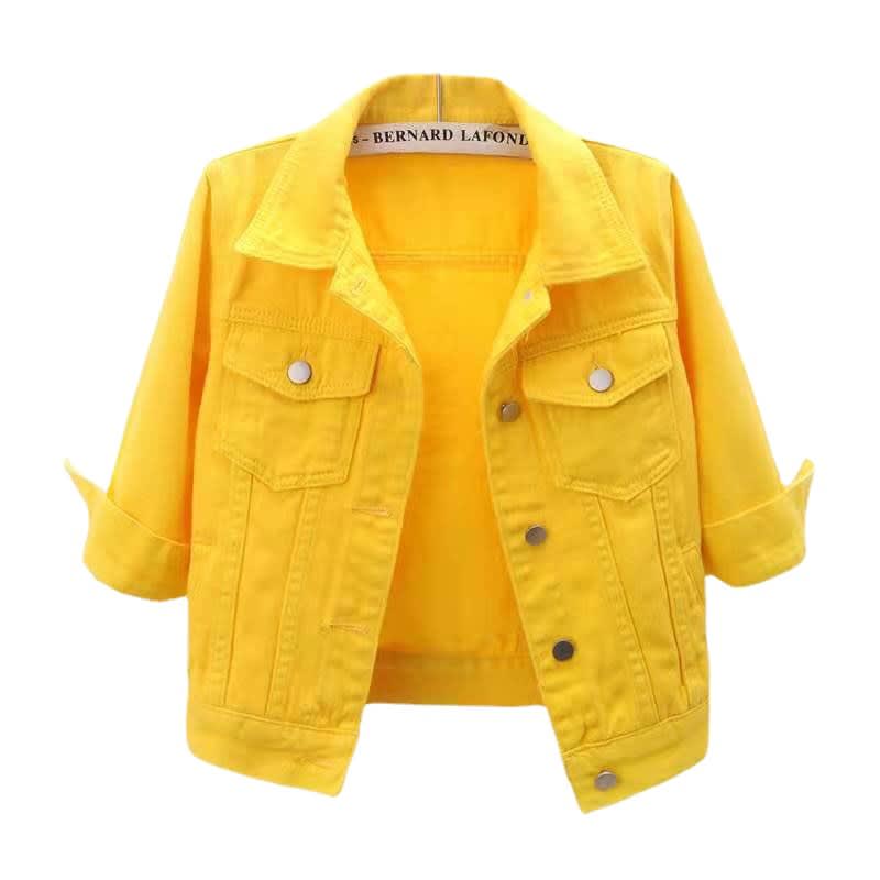 Spring And Summer Korean-style Mid-sleeve Denim Coat view 5