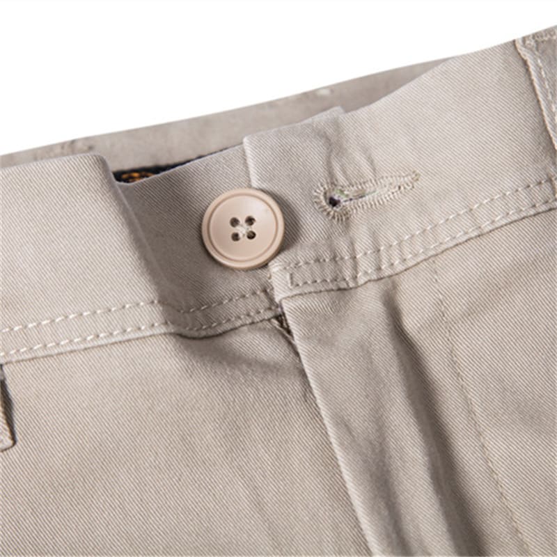 Men's Breathable Business Thickened Cotton Casual Pants view 23