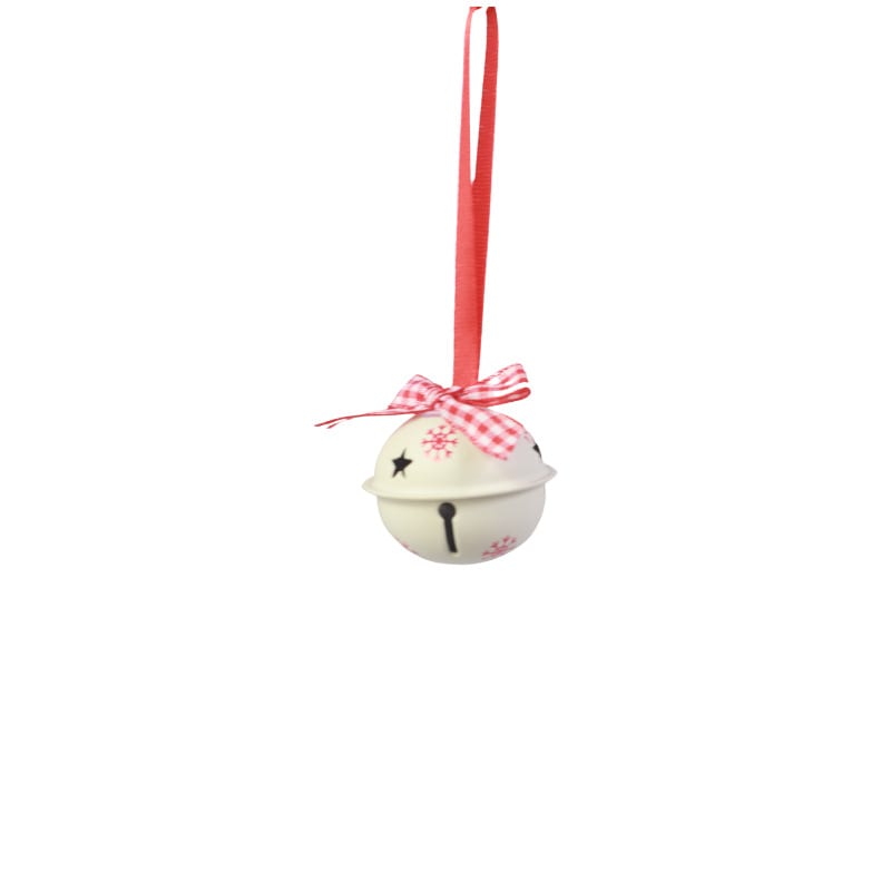 4cm Color Paint Christmas Bell Craft Bow Snowflake view 4