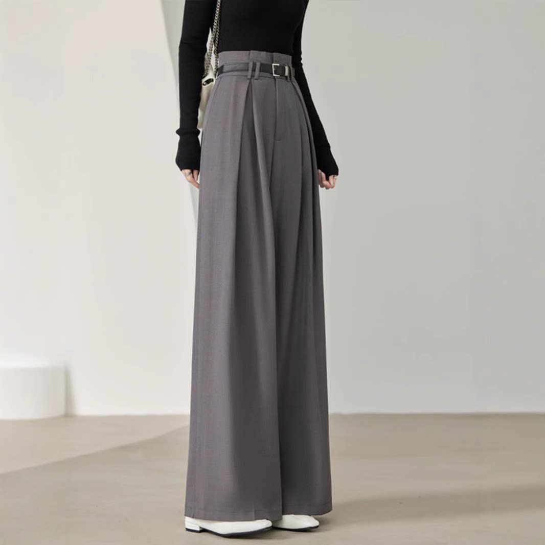 Loose Trousers Wide Leg Women's High Waist Bud-shaped Pants view 5