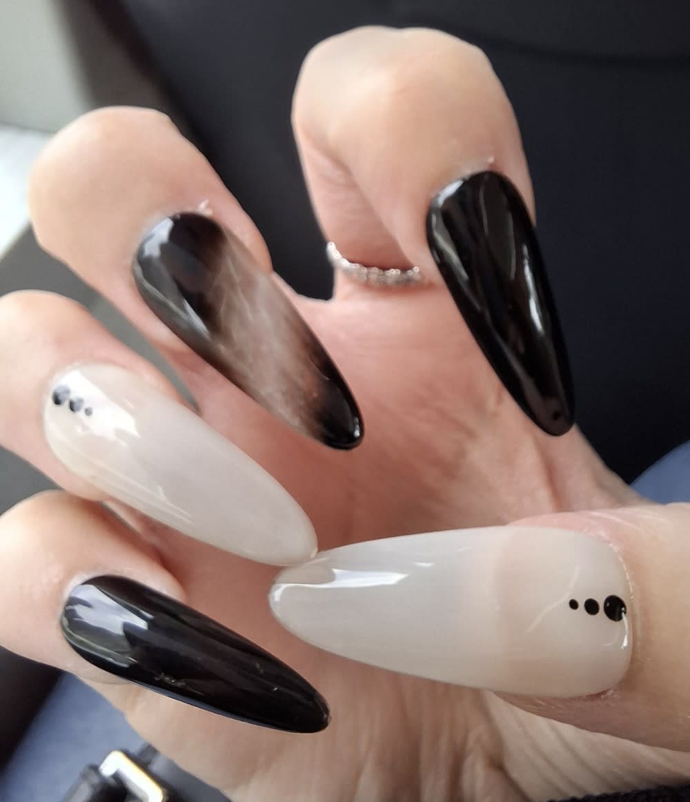 Black And White Halo Dyed New Chinese Style Armor view 10