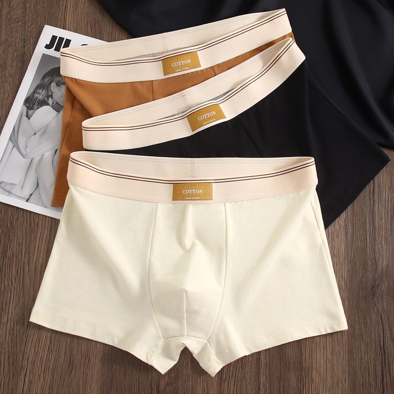 Men's Cotton Antibacterial Boxers Breathable Underwear view 5