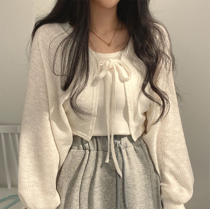 Sun Protection Cardigan Short Coat For Women view 3