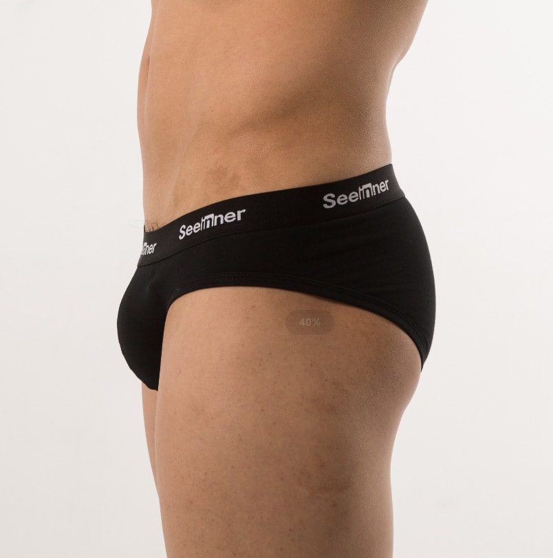 Men's Cotton Stretch Low Waist Sports Briefs view 4