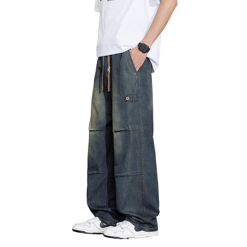 Men's Versatile Fashion Plus Size Casual Jeans view 5