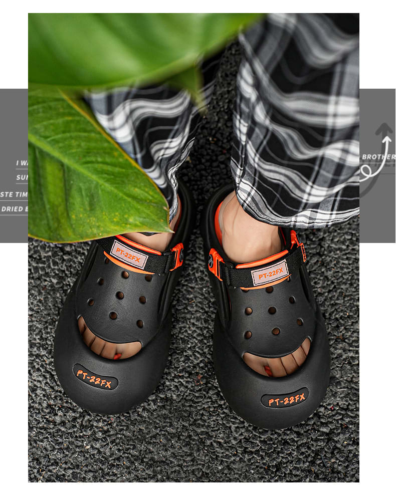 Men's Outerwear Casual Trend Color Matching Slippers view 8