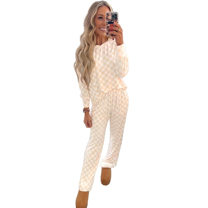 Autumn New Long Sleeve Two-piece Women's European And American view 5