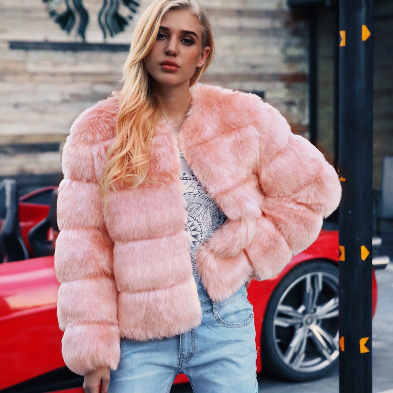 Women's Fall Winter Fashion Personalized Short Coat view 9