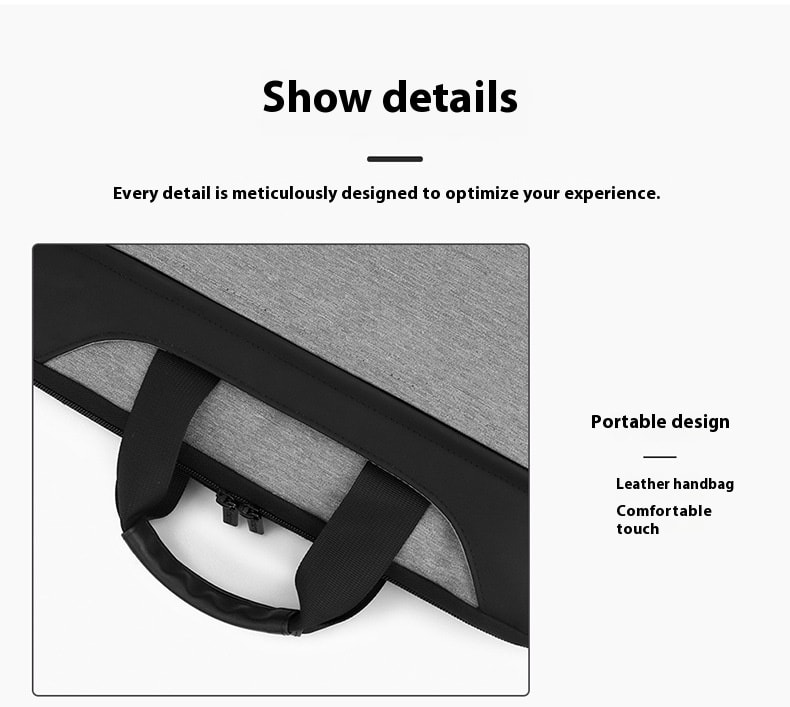 Encapsulate Full Open And Close Laptop Bag Men And Women Business view 11
