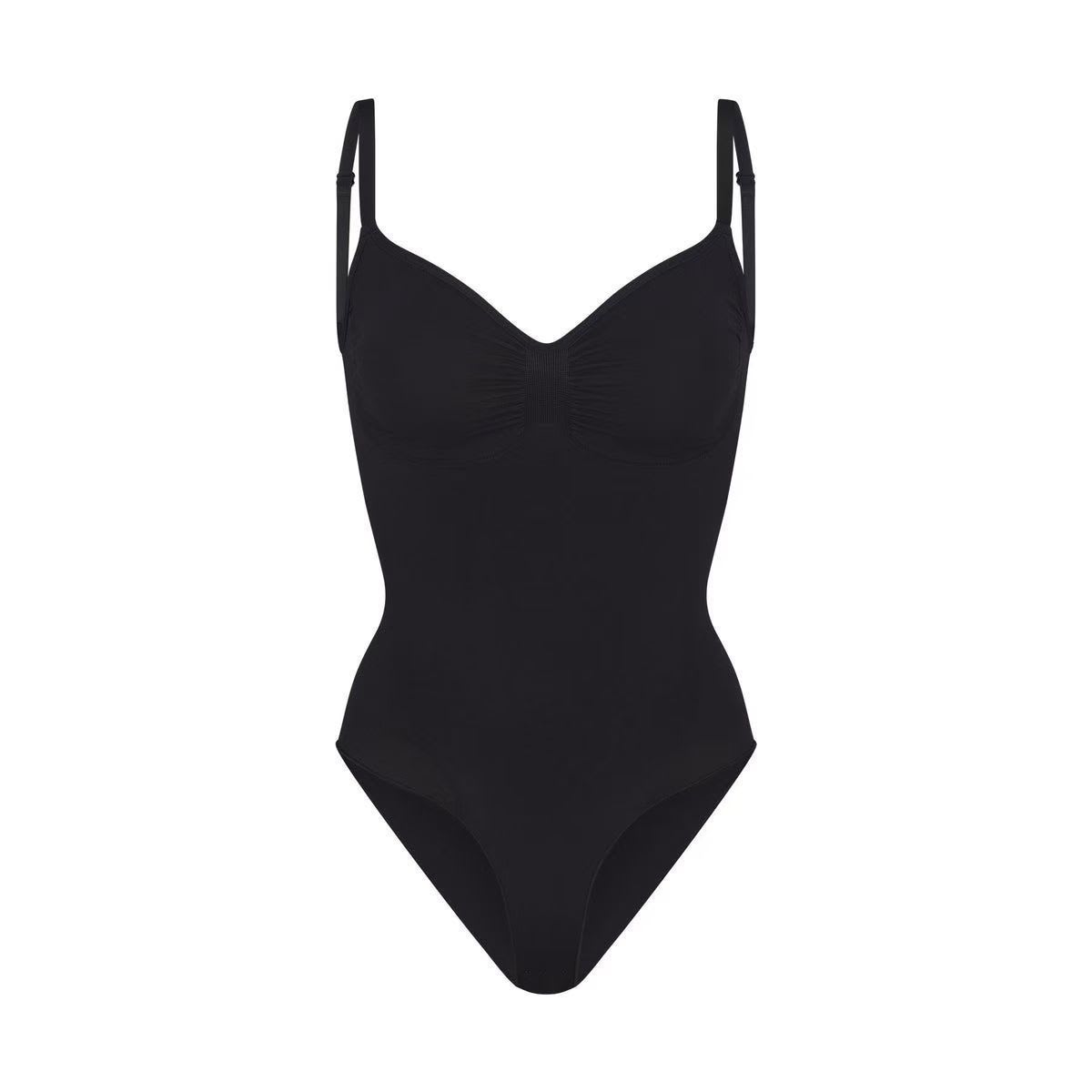 Seamless Jumpsuit Body Shaping Women's Sling Belly Contracting Hip Lifting