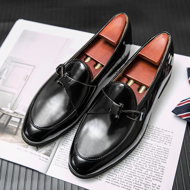 Men's Fashion British Style Casual Leather Shoes view 11