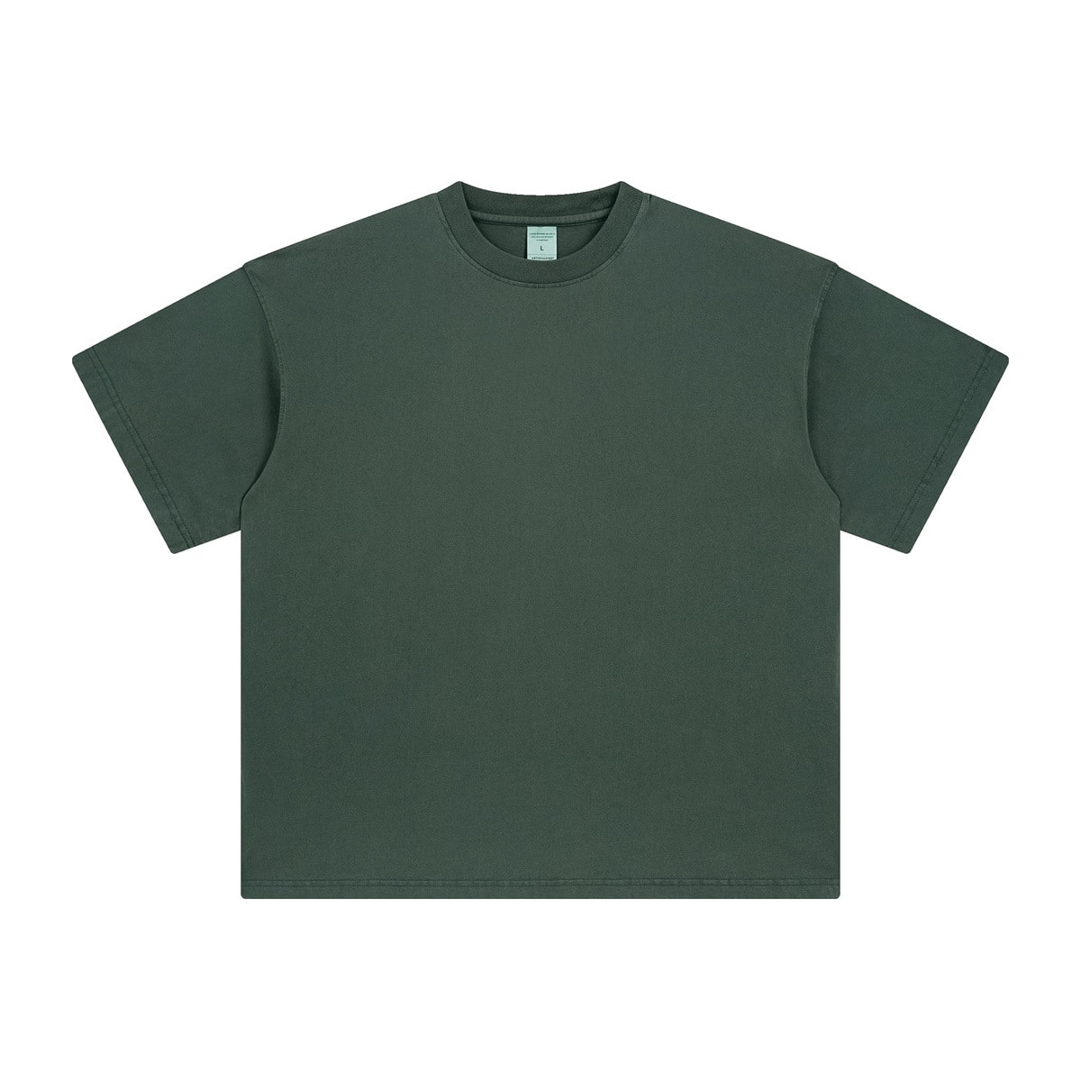 Washed And Worn Dyed Bright White Short Sleeve T-shirt view 5