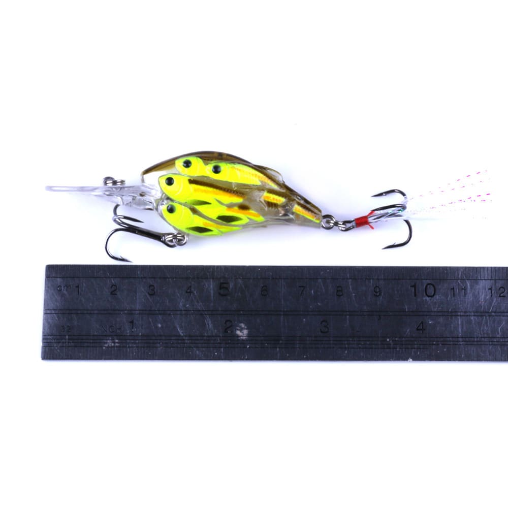 Fish Feather Hook Rock Lure Tossing Sea Fishing Floating Water Hard Bait view 17