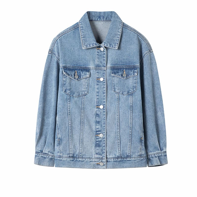 Slimming American Vintage Denim Jacket Ins view 4