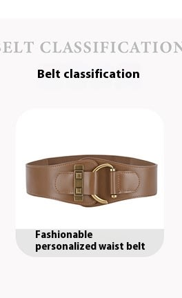 Three Button Waist Belt With Personalized Decorative Needle Buckle view 7