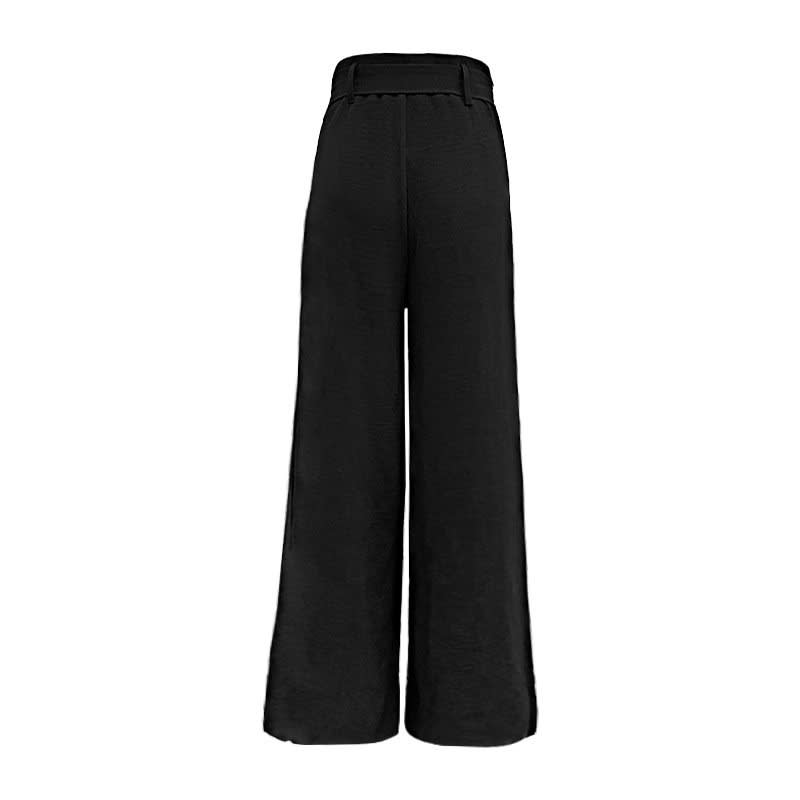 Foreign Trade High Waist Wide Leg Casual Trousers view 21