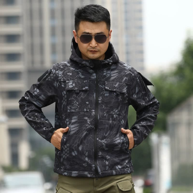 Shell Jacket Camouflage Cold Sports Outdoor Tactics Fleece Sweater view 9