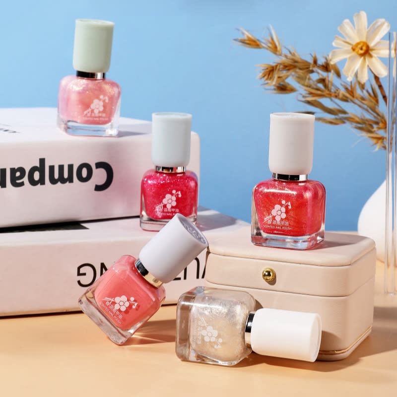 Water-based Quick-drying Baking-free Long-lasting Tearable Popular Color White Fragrance-retaining Nail Polish view 27
