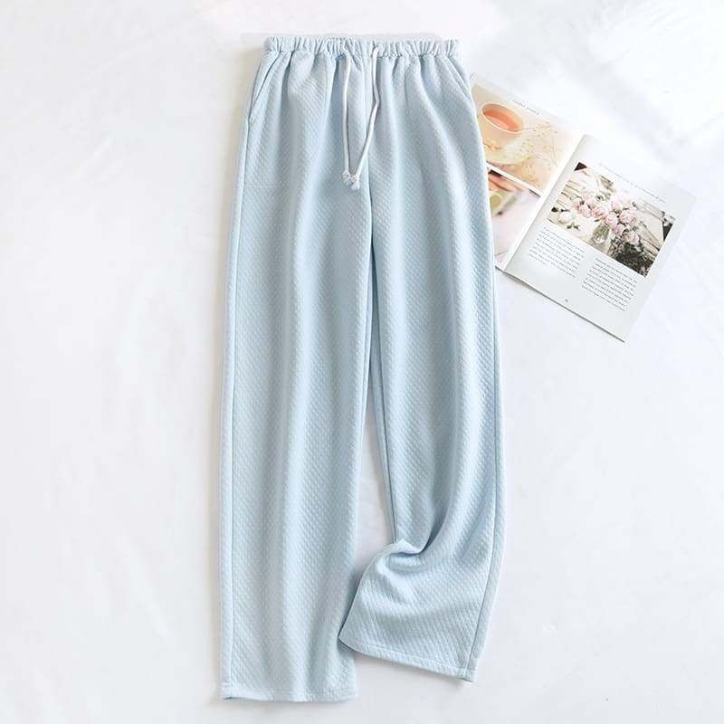 Cotton Air Layer Couple's Thickening Trousers With Side Pockets view 10