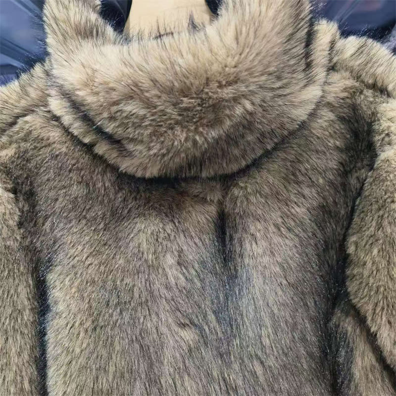 Women's Artificial Fur Fashion Personality Coat view 4