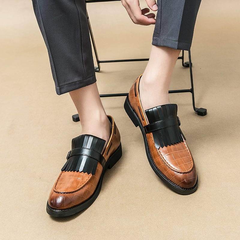 Men's Casual British Style Leather Shoes view 8