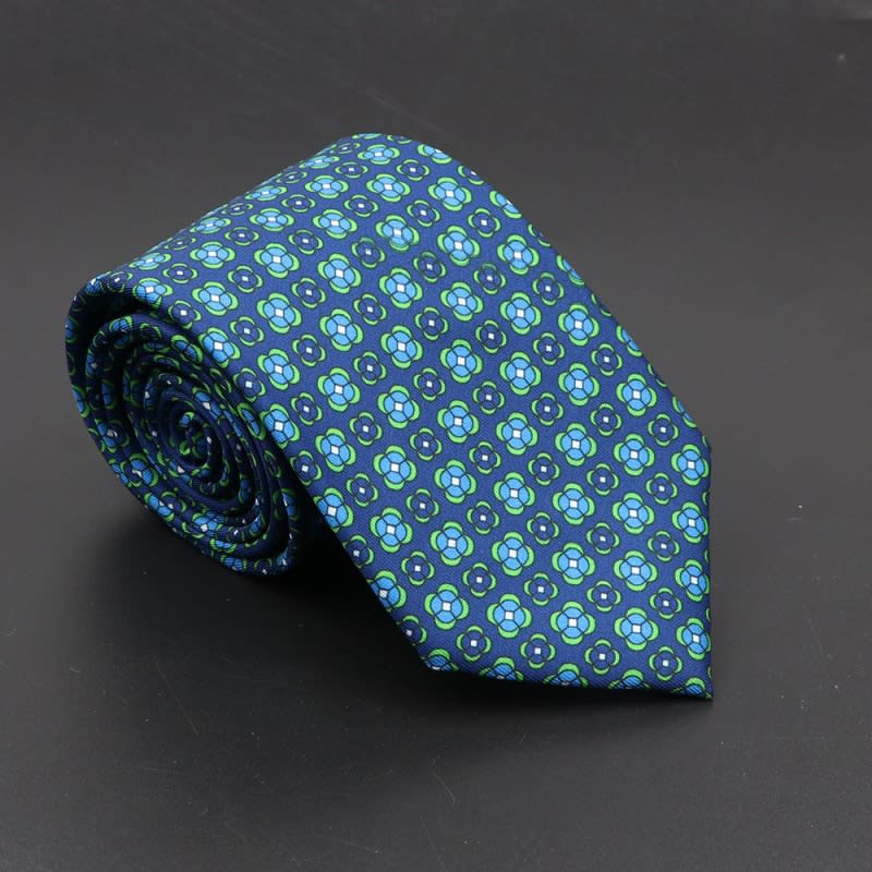 Super Soft Bohemian Silk Ties Men's Fashion 75mm Necktie view 25