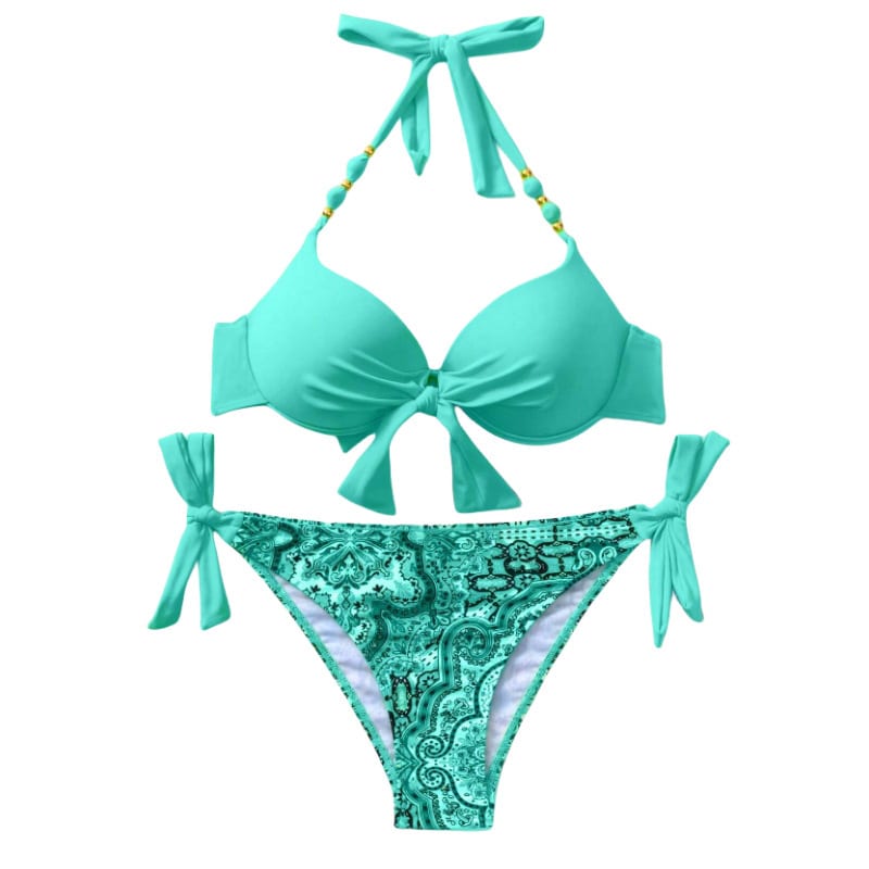 Ladies New Printing Quality Bikini Swimsuit