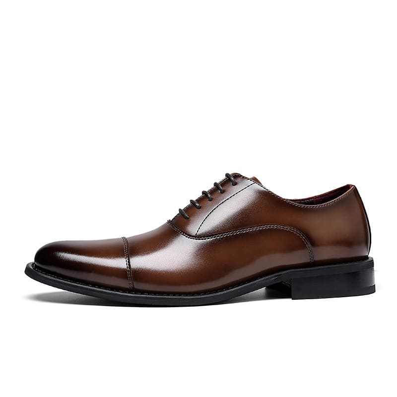 Men's Dress Shoes Inner Height Increasing Leather Shoes British Style view 4