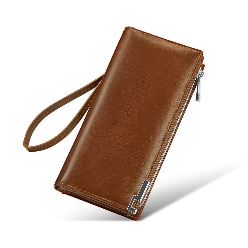 Cash Bag Cowhide Wallet Large Capacity view 9