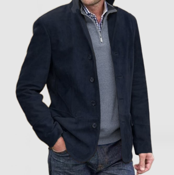 European And American Men's New Retro Casual Jacket view 11