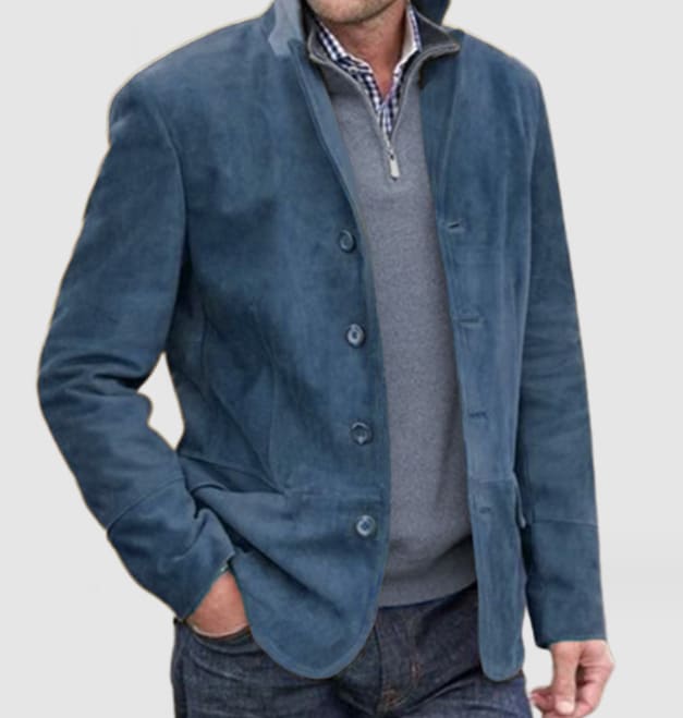 European And American Men's New Retro Casual Jacket view 5
