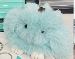20 Colors Fluffy Fur Pom Pom Keychain Soft Faux Fur-like Ball Car Keyring Key Holder Women Bag Pendant Jewelry view 46