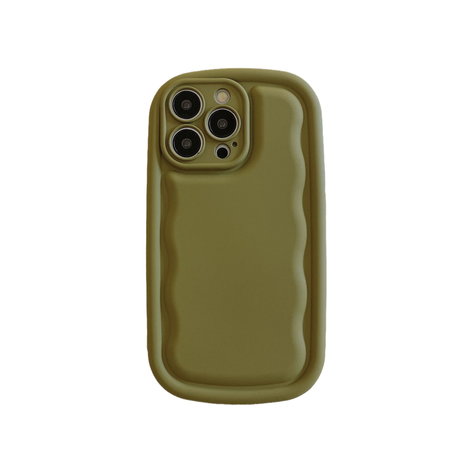 Solid Color Minimalist Silicone Skin Feel Phone Case view 3