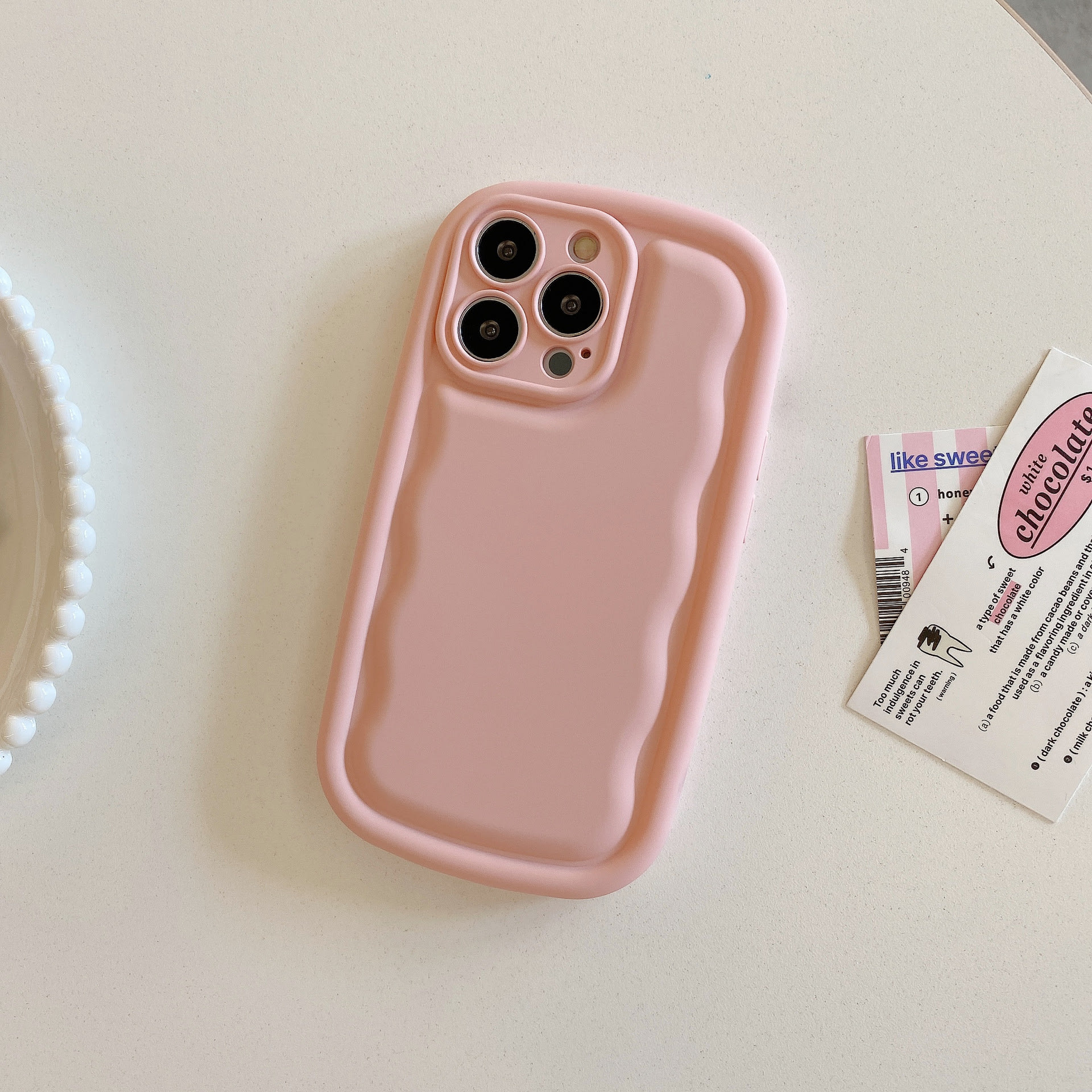 Solid Color Minimalist Silicone Skin Feel Phone Case view 2
