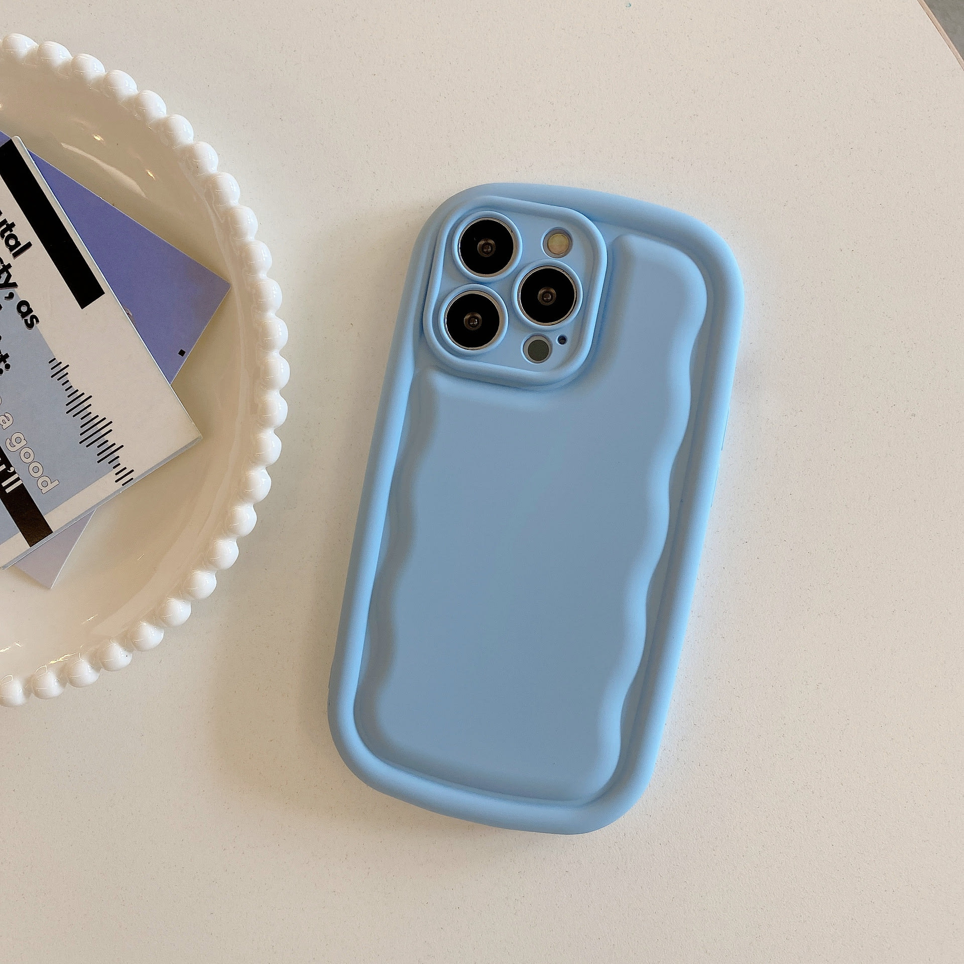 Solid Color Minimalist Silicone Skin Feel Phone Case view 5