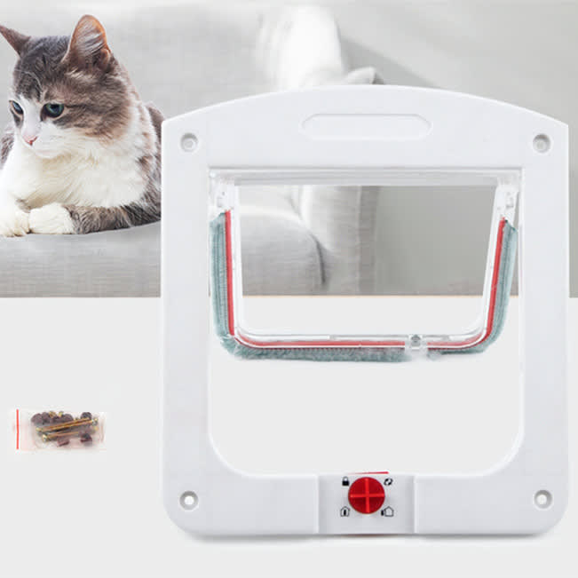 Controllable Two-way Door For Free Entry And Exit Of Pets view 3