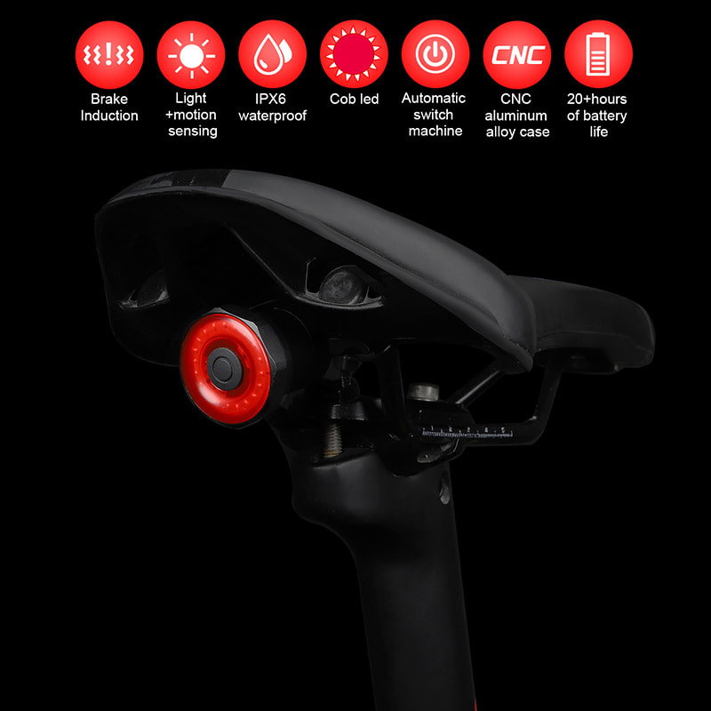 Octagonal Intelligent Induction Brake Taillight view 6