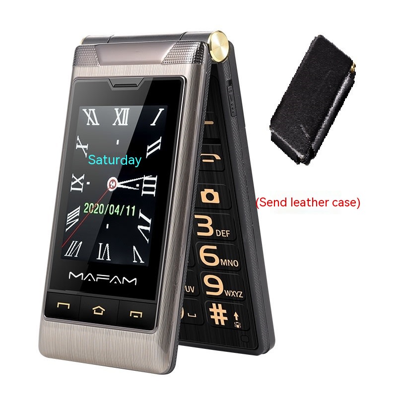 Full Network Connectivity Dual Screen Flip Cover Elderly Machine Backup Machine view 5