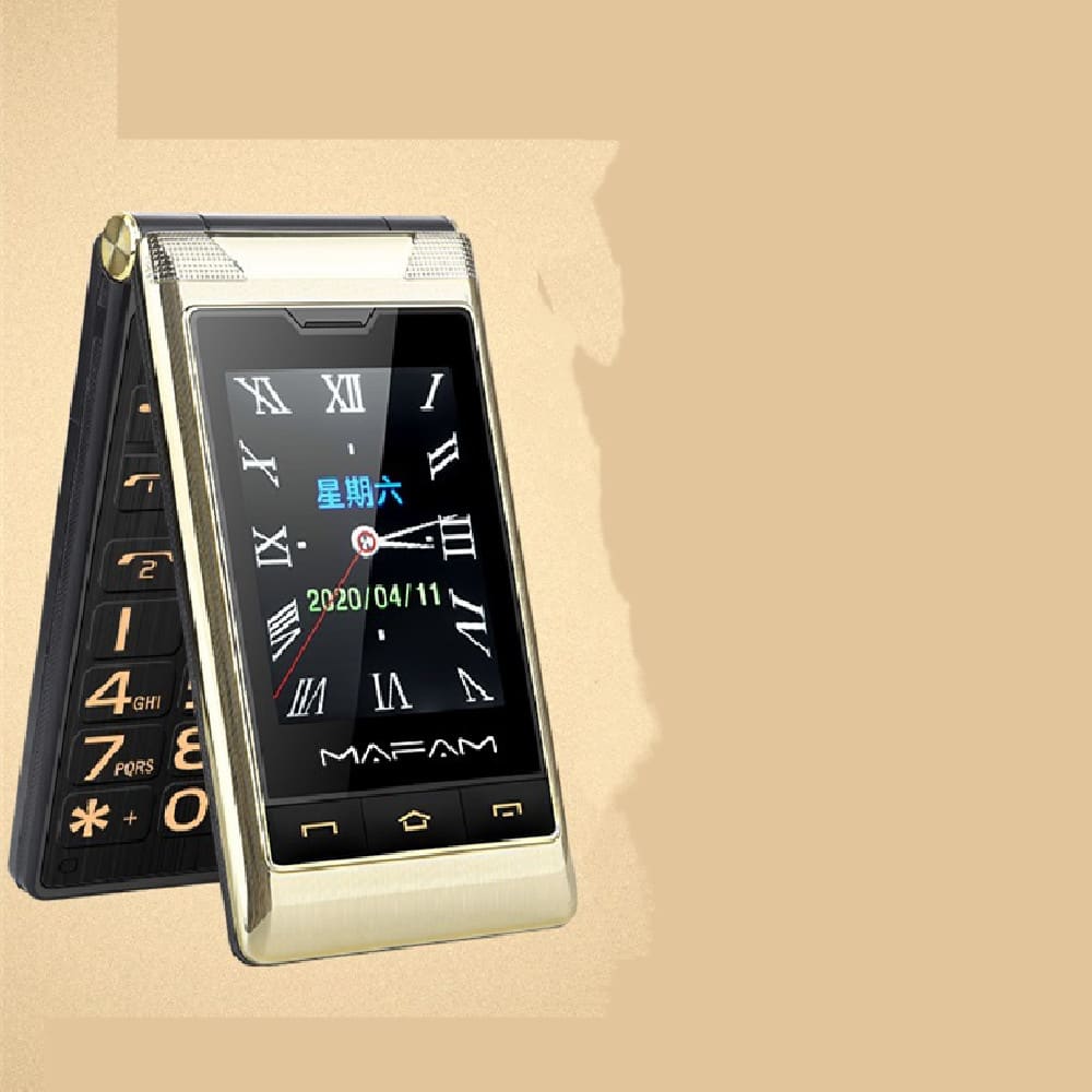 Full Network Connectivity Dual Screen Flip Cover Elderly Machine Backup Machine view 2