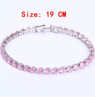 Cubic Zirconia Tennis Bracelets Iced Out Chain Crystal Bracelet Women Men Gold Bracelet Jewelry view 15