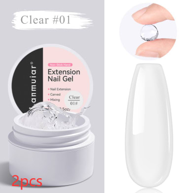 Non-stick Hand Pinch Shaping UV Nail Extension view 26
