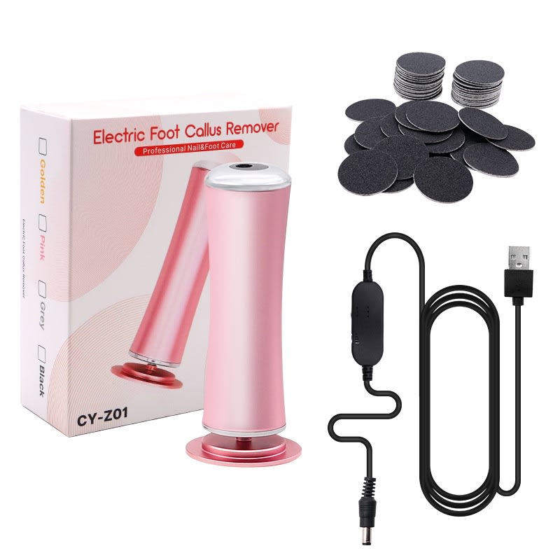 Electric Foot Callus Remover Foot Care File Heels Dead Skin Pedicure Tool Electronic Foot Grinder And Replacement Sandpaper view 22