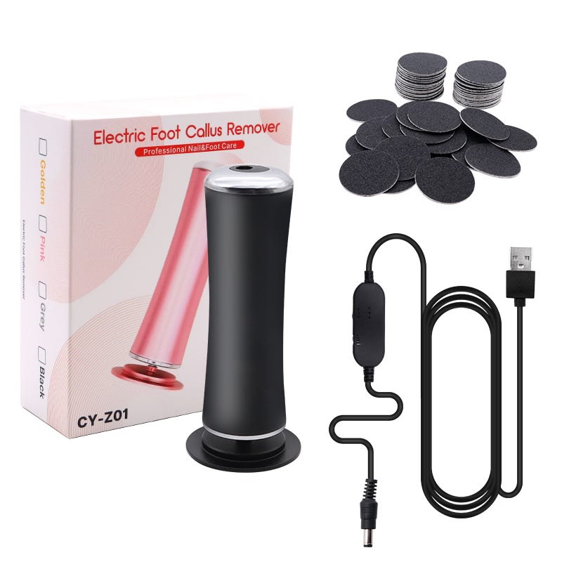 Electric Foot Callus Remover Foot Care File Heels Dead Skin Pedicure Tool Electronic Foot Grinder And Replacement Sandpaper view 5